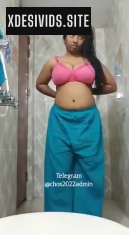 Girl Stripping Naked and Showing Off Her Body