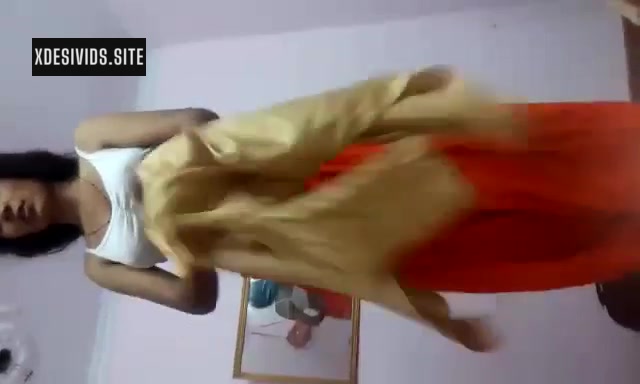 Man Recording His Girlfriend Dressing After Sex