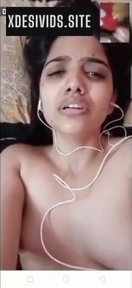 Naked Girl Masturbating Hard and Moaning on Video Call with Boyfriend