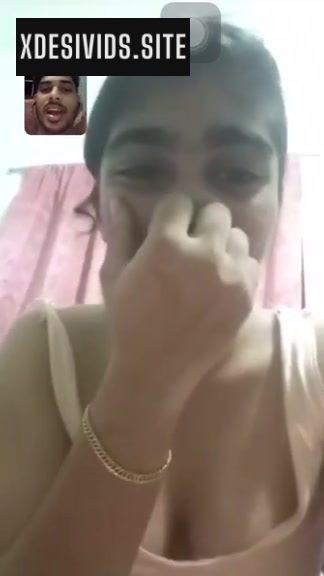Girl Teasing and Showing Herself to Boyfriend on Video Call